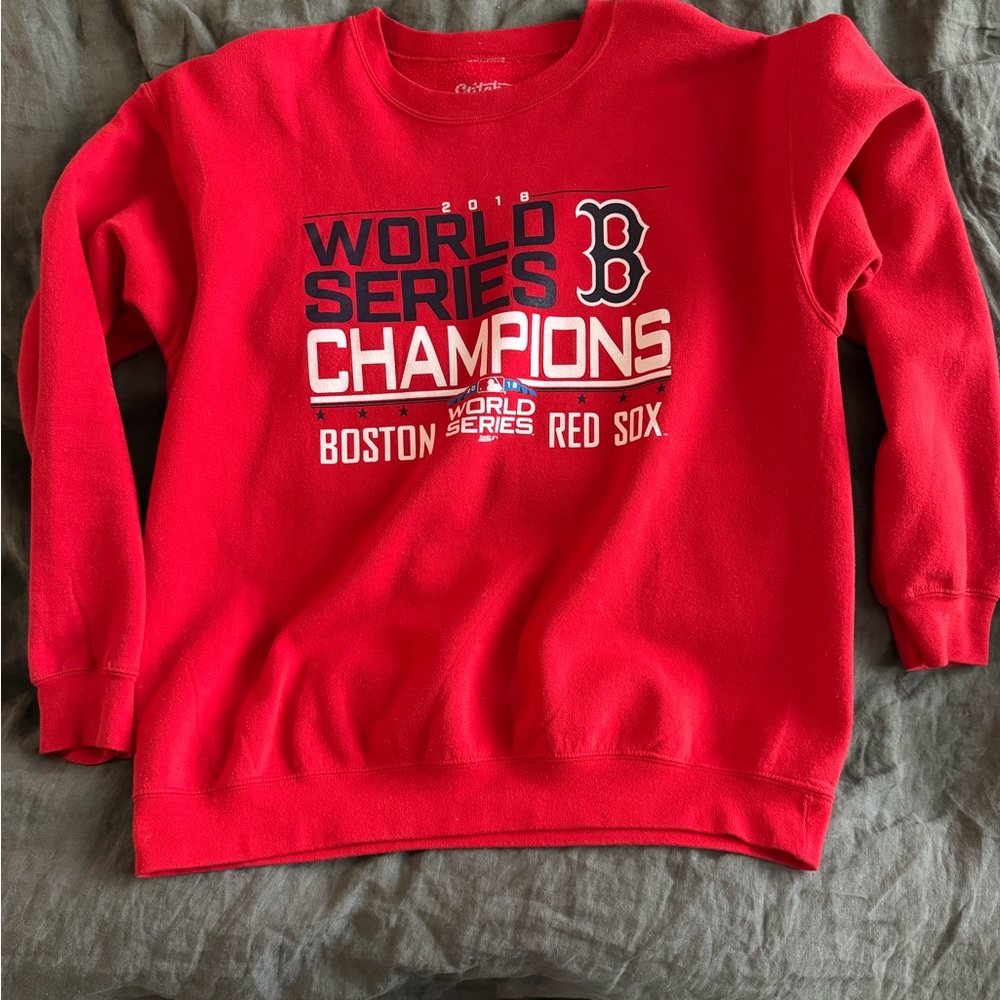 Red Boston Red Sox 2018 World Series Champions Sweatshirt
